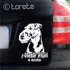 Airedale Terrier autocollant de voiture