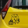 Airedale Terrier sticker aufkleber