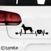 Dutch Shepherd sticker - Holandský ovčák nálepka - Holländischer Schäferhund Aufkleber