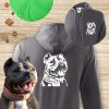 pánská mikina s potiskem podle fotky _ mikina se psem _ Hoodie mit Hund _ sweatshirt with a dog