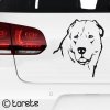 Středoasijský pastevecký pes nálepka - Central Asian Shepherd Dog sticker - Stredoázijský ovčiak lepka - Zentralasiatischer Owtscharka Aufkleber