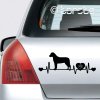 Grosser Schweizer Sennenhund aufkleber - Greater Swiss Mountain Dog sticker - Velký švýcarský salašnický pes nálepka-