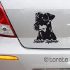 Jagdterrier aufkleber