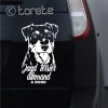 Jagd terrier allemand autocollant de voiture