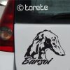 barzoi sticker - barsoi aufkleber - barzoj nalepka
