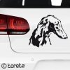 barzoi sticker - barsoi aufkleber - barzoj nalepka