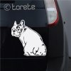Francouzský buldoček nálepka-Französische Bulldogge Aufkleber - French Bulldog sticker