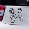Portuguese Water Dog  sticker - Portugalský vodní pes nálepka-Portugiesischer Wasserhund Aufkleber