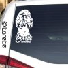 Poodle sticker