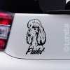 Pudel Aufkleber Naklejka pudel