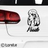 Poodle sticker