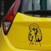 Poodle sticker - Pudel Aufkleber - Pudl nálepka
