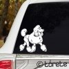 Pudl nálepka - Pudel Aufkleber - Poodle sticker