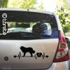 Kavkazský pastevecký pes nalepka - Kaukasischer Owtscharka aufkleber - Caucasian Shepherd Dog sticker