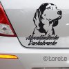Alpenländische Dachsbracke autoaufkleber