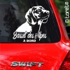 Basset des Alpes  autocollant de voiture