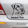 Tschechischer Terrier aufkleber