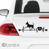 Trpasličí pinč nálepka - Zwergpinscher aufkleber - Miniature Pinscher sticker