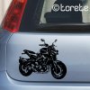 Motorka naháč nálepka Naked Bike sticker aufkleber
