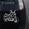 Motorka naháč nálepka Naked Bike sticker aufkleber