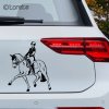 Dressage sticker - Drezura nalepka - Dressur  aufkleber -