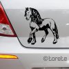 Nálepka Fríský kůň - Friese aufkleber - Friesian Horse sticker