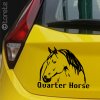 Nálepka  Quarter horse sticker aufkleber