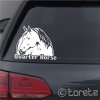 Nálepka  Quarter horse sticker aufkleber