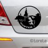 prase divoke lovec myslivost kanec divocak nalepka - Hunter sticker - Wildschweinjagd  aufkleber