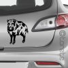 Wild Boar sticker - prase divoke lovec myslivost kanec divocak nalepka - Wildschwein aufkleber