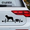 Neapolský mastin nalepka  - Neapolitanischer Mastiff aufkleber - Neapolitan Mastiff sticker