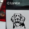 German Longhaired Pointer sticker - Německý dlouhosrstý ohař nálepka