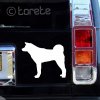 Akita Inu nálepka-Akita Inu Aufkleber - Akita Inu sticker