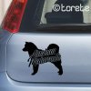 Alijašský malamut nálepka-Alaskischer Malamute Aufkleber Alaskan Malamute sticker