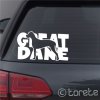 Německá doga nálepka - Deutsche Dogge Aufkleber - great done sticker