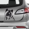 Americká akita American Akita Amerikanische Akita Americká akita Akita amerykańska Amerikai akita Akita américain nalepka sticker autoafkleber