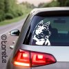 Americká akita American Akita Amerikanische Akita Americká akita Akita amerykańska Amerikai akita Akita américain sticker autoaufkleber nalepka