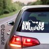 americky buldok nalepka American bulldog sticker