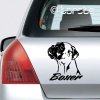 Boxer allemand – chien autocollant de voiture