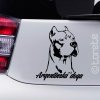 argentinska doga nalepka