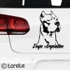 Argentinska doga Dogo Argentino Sticker