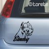 bandog nalepka - bandog sticker - bandog aufkleber
