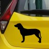 bavorsky farbiar lepka - Bayerischer Gebirgsschweißhund aufkleber -bavorsky barvar nalepka- Bavarian Mountain Scent Hound sticker -