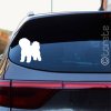 Bišonek nalepka - bichon frise aufkleber - bichon frise sticker