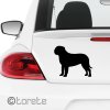 Bordeauxská doga nalepka -Bordeauxdogge aufkleber - Dogue de Bordeaux stickers -