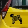 Bordeauxská doga nalepka -Bordeauxdogge aufkleber - Dogue de Bordeaux stickers -