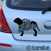Fila Brasileiro sticker - brazilska fila nalepka - Brasilianischer Mastiff aufkleber