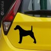 Foxteriér nalepka - fox terrier sticker aufkleber