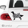 Irish Setter sticker aufkleber - irsky setr nalepka