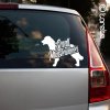 Small Münsterländer sticker - Malý münsterlandský ohař nálepka Kleiner Münsterländer aufkleber